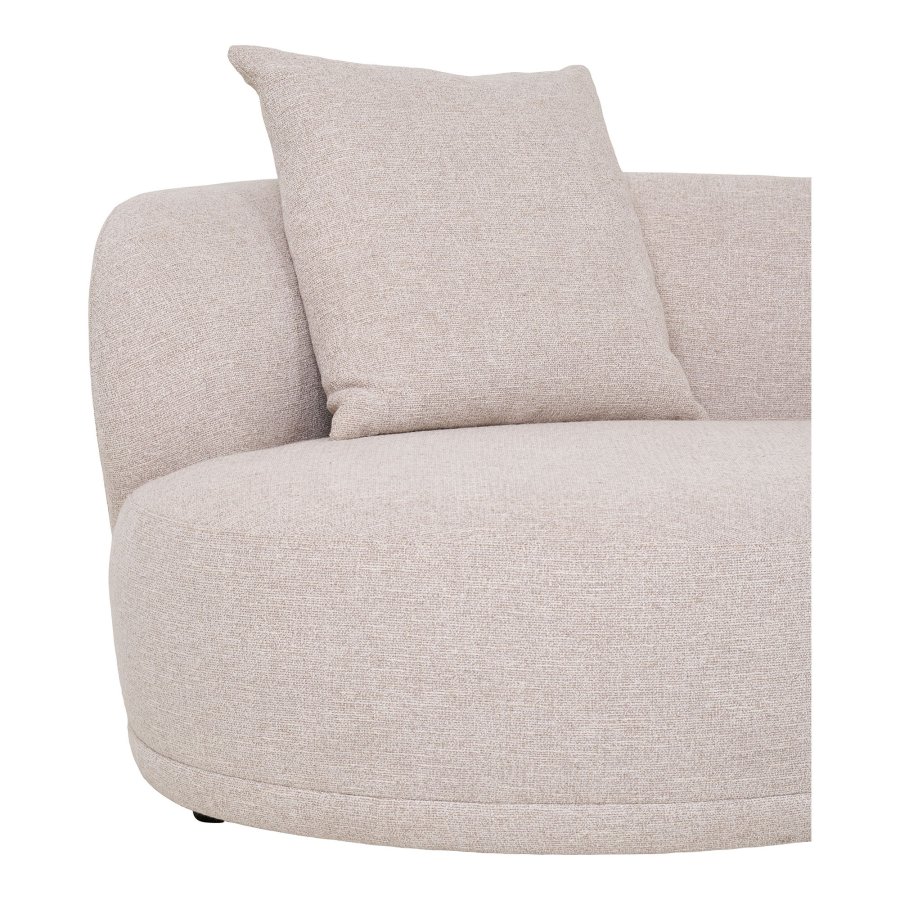 HOUSE NORDIC  Kingston Sofa - Sofa med 2 puder, hjrevendt, natur, HN1295