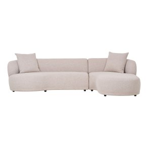 HOUSE NORDIC  Kingston Sofa - Sofa med 2 puder, hjrevendt, natur, HN1295