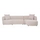 HOUSE NORDIC  Kingston Sofa - Sofa med 2 puder, hjrevendt, natur, HN1295