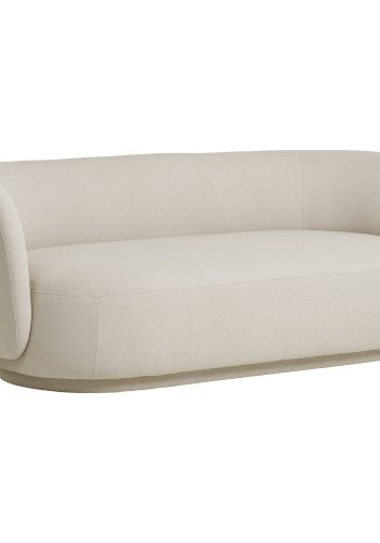 HOUSE NORDIC Mykonos 2,5 pers. sofa - sand polyester stof og metal