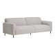 HOUSE NORDIC Salvador 3 pers. sofa - lysegr bouclé polyester stof og sort stl