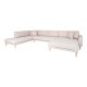 HOUSE NORDIC  Lido U-Sofa ben Ende - U-Sofa ben Ende, hjrevendt i sand med fire puder og natur trben, HN1050