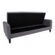 HOUSE NORDIC Milton sovesofa, m. armln og opbevaring - gr polyester og birketr