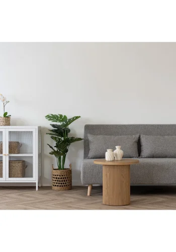 HOUSE NORDIC Marlow 2 pers. sovesofa - gr polyester og natur tr