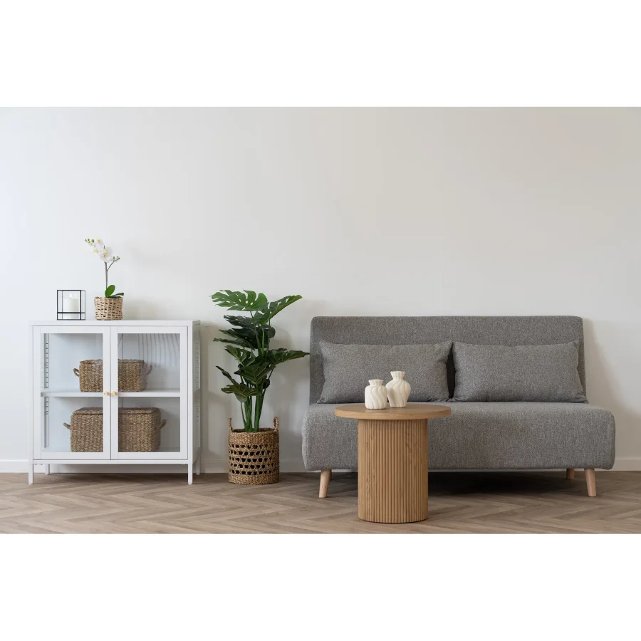 HOUSE NORDIC Marlow 2 pers. sovesofa - gr polyester og natur tr