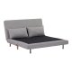 HOUSE NORDIC Marlow 2 pers. sovesofa - gr polyester og natur tr