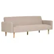 HOUSE NORDIC Kells sovesofa - mrk sand polyester og natur tr