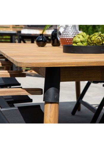 VENTURE DESIGN Julian havebord - brun akacietr (210x100)