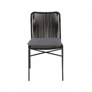 VENTURE DESIGN Julian havestol, m. gr hynde - sort reb og stl