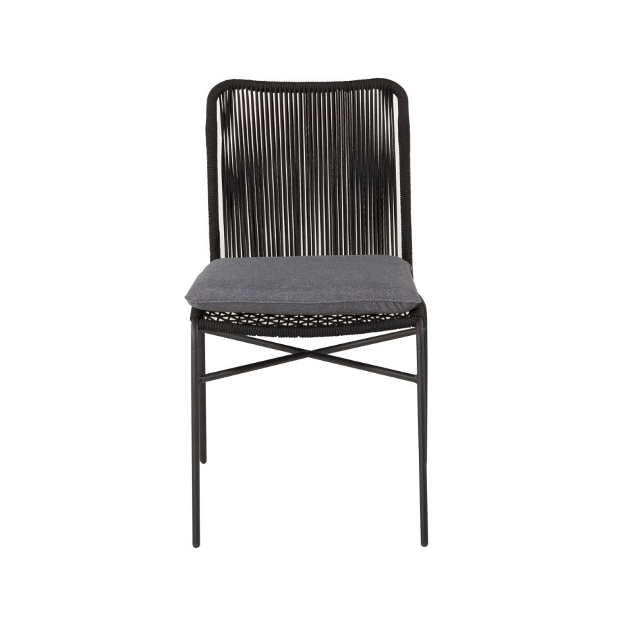 VENTURE DESIGN Julian havestol, m. gr hynde - sort reb og stl