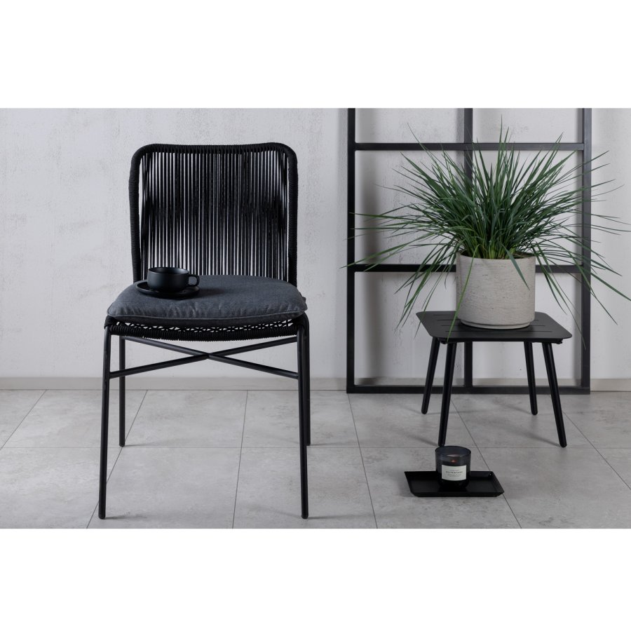 VENTURE DESIGN Julian havestol, m. gr hynde - sort reb og stl