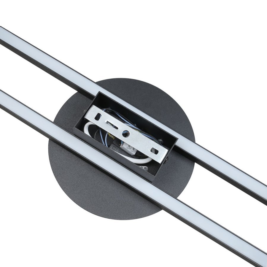 TK Java 2 LED vglampe - sort metal