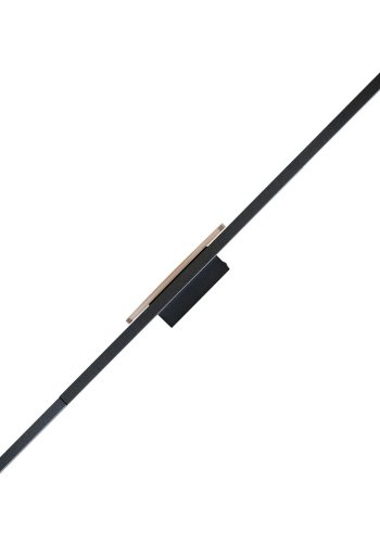 TK Java 2 LED vglampe - natur egefinér og sort metal