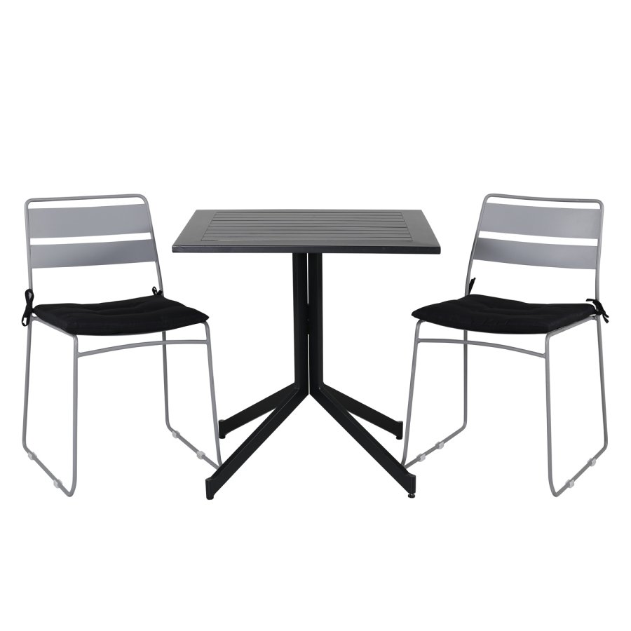 VENTURE DESIGN Way havebord - sort aluminium (70x70)