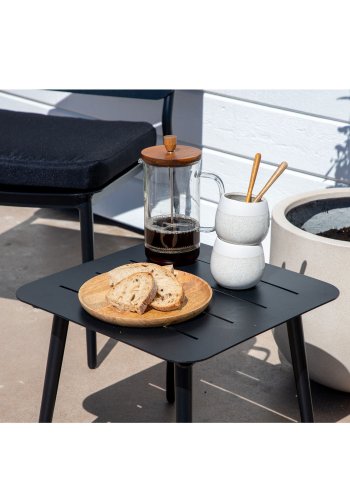 VENTURE DESIGN Lina havebord - sort stl (40x40)