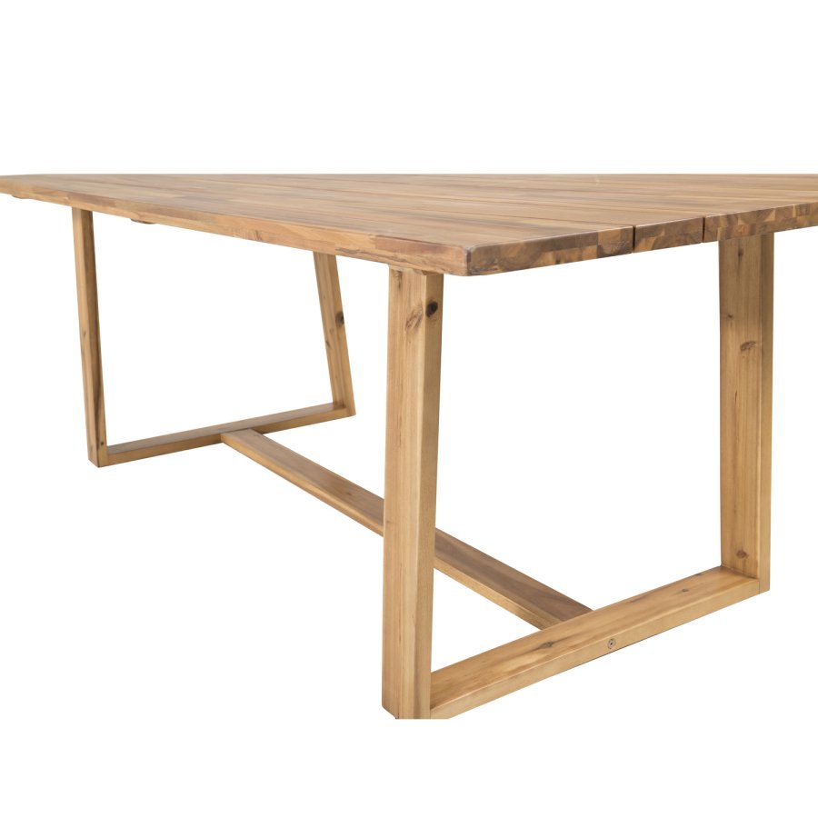 VENTURE DESIGN Plankton havebord - brun akacietr (220x100)