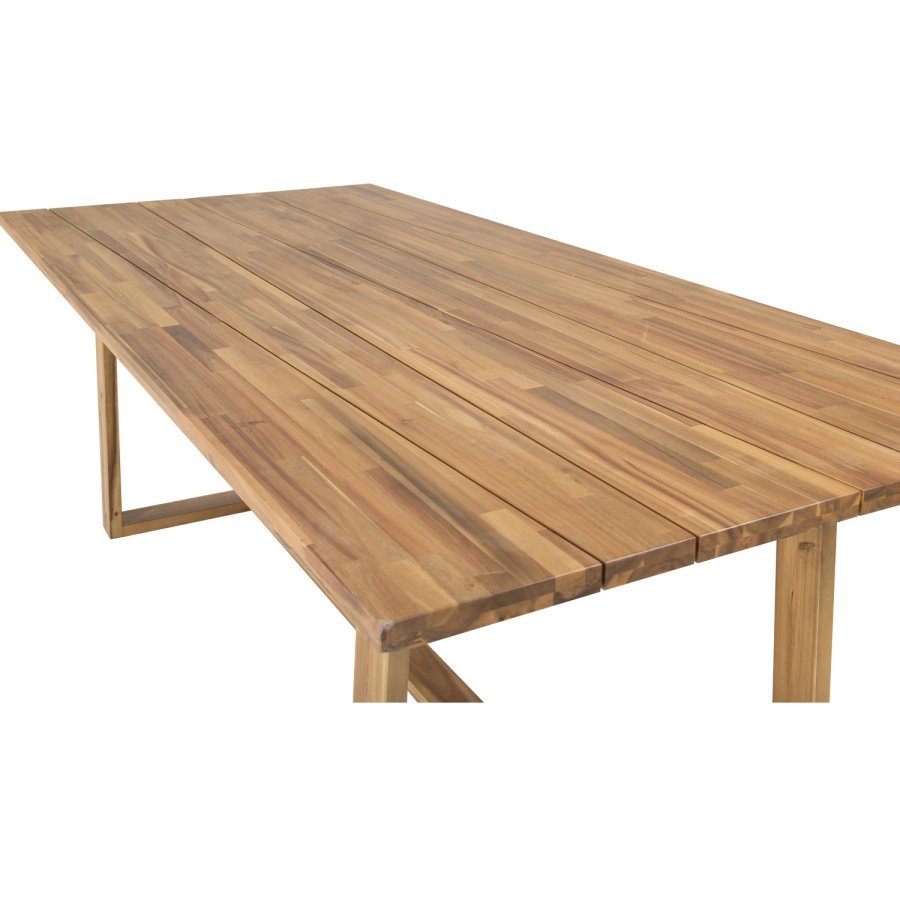 VENTURE DESIGN Plankton havebord - brun akacietr (220x100)