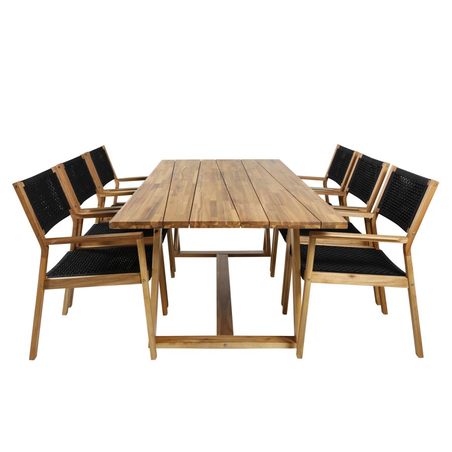 VENTURE DESIGN Plankton havebord - brun akacietr (220x100)