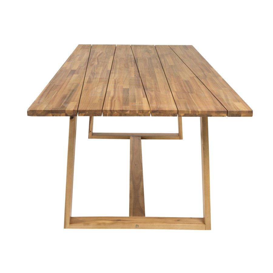 VENTURE DESIGN Plankton havebord - brun akacietr (220x100)