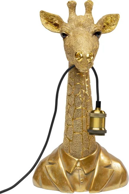 KARE DESIGN Animal Giraffe bordlampe - guld polyresin