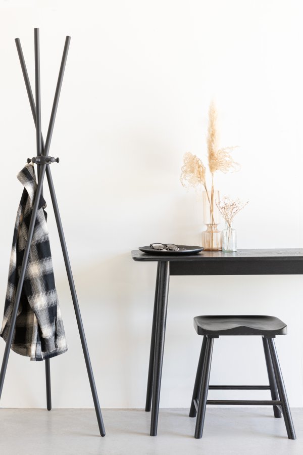 WHITE LABEL LIVING Vander skammel - sort egetr (43x33)