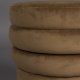 DUTCHBONE Aditi puf, rund - brun polyester (40)