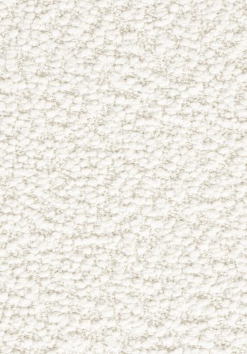 WHITE LABEL LIVING Marcos skammel, rund - hvid polyester (40)