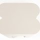 ZUIVER Shape skammel, kvadratisk - beige jern (40x40)