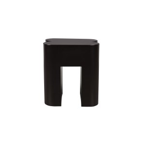 ZUIVER Shape skammel, kvadratisk - mrkebrun jern (40x40)