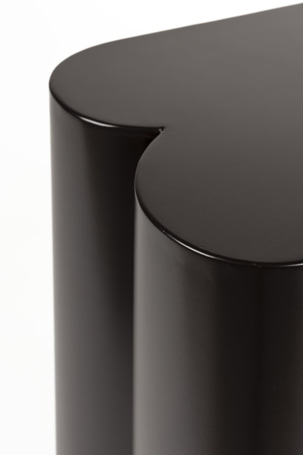 ZUIVER Shape skammel, kvadratisk - mrkebrun jern (40x40)