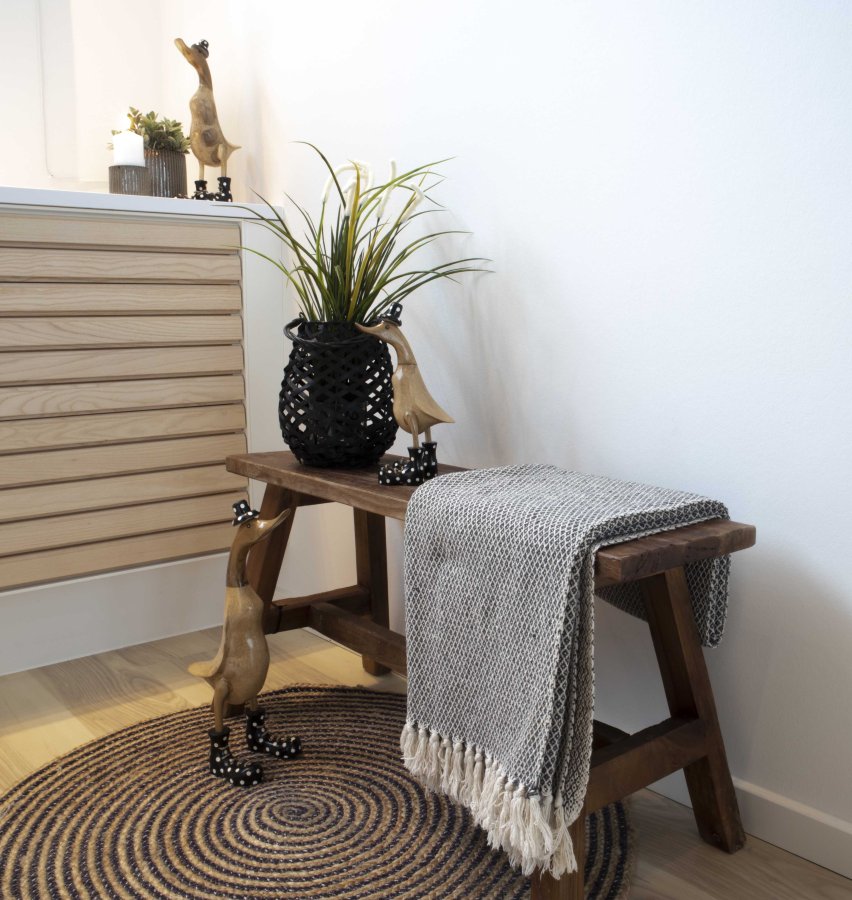 HOUSE NORDIC Barcelona Teak bnk - genbrugs teaktr (90x25)