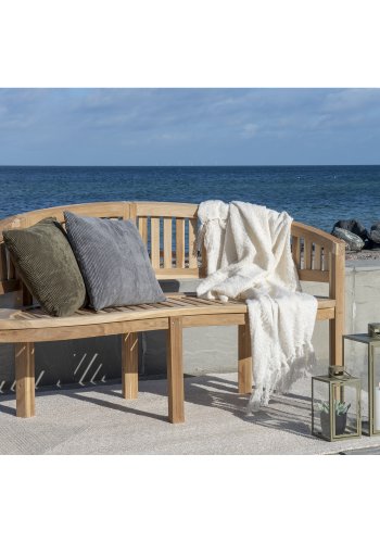 HOUSE NORDIC Boca Banana bnk, m. rygln - natur teaktr (150x60)