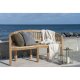 HOUSE NORDIC Boca Banana bnk, m. rygln - natur teaktr (150x60)