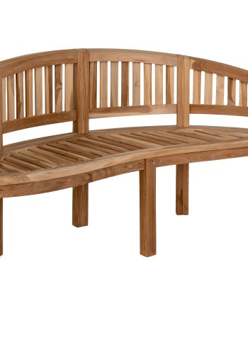 HOUSE NORDIC Boca Banana bnk, m. rygln - natur teaktr (150x60)