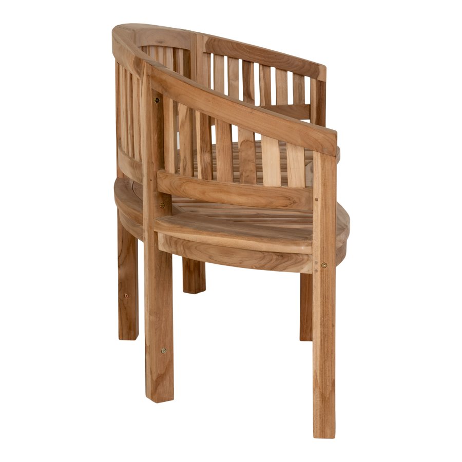 HOUSE NORDIC Boca Banana bnk, m. rygln - natur teaktr (150x60)