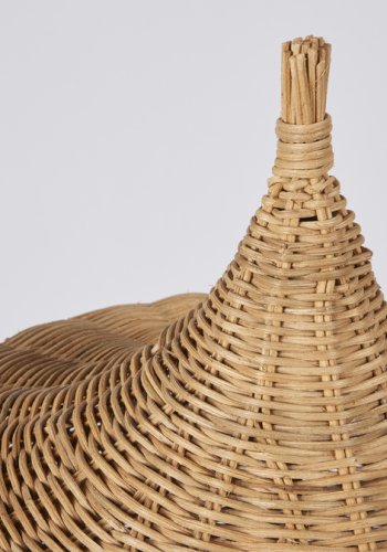 BROSTE COPENHAGEN Pallas kurv, m. lg - natur brun rattan (st med 2)