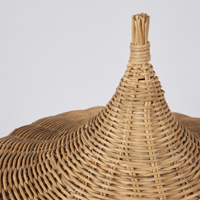 BROSTE COPENHAGEN Pallas kurv, m. lg - natur brun rattan (st med 2)