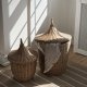 BROSTE COPENHAGEN Pallas kurv, m. lg - natur brun rattan (st med 2)