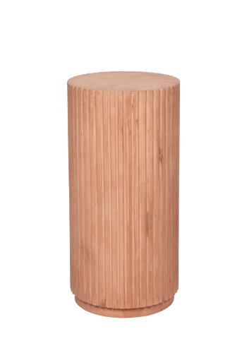 BROSTE COPENHAGEN rund Rillo sidebord - brun fibercement (38)