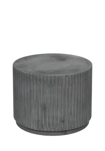 BROSTE COPENHAGEN rund Rillo sofabord - gr fibercement (56)