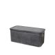 BROSTE COPENHAGEN Fiber havebnk, m. opbevaring - charcoal fibercement (103,5x48)