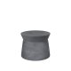 BROSTE COPENHAGEN Fiber udendrs sidebord, rund - charcoal fibercement (50)