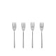 BROSTE COPENHAGEN Sletten kagegaffel - full satin rustfrit stl (st med 4)