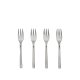 BROSTE COPENHAGEN Hune kagegaffel - brushed satin rustfrit stl (st med 4)