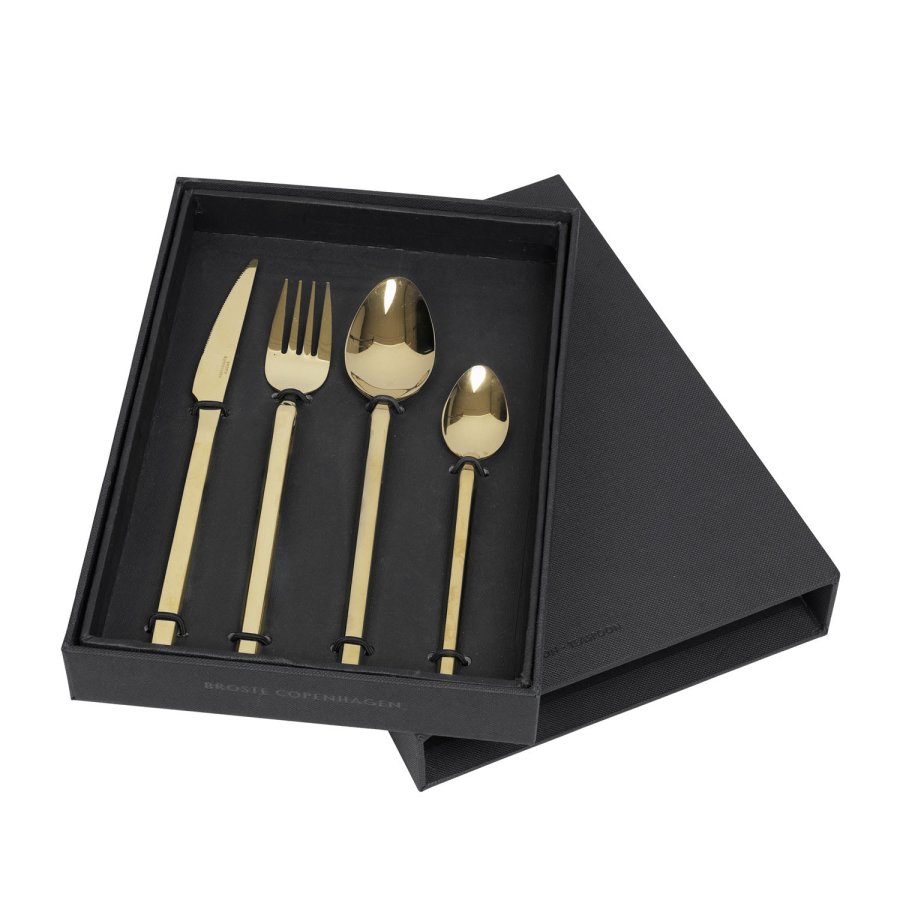 BROSTE COPENHAGEN Tvis Ss bestikst - rose gold titanium (4 dele)