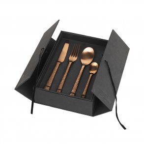 BROSTE COPENHAGEN Hune Ss bestikst - hamret kobber (16 dele)