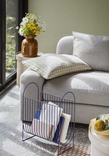 BROSTE COPENHAGEN Vera vase, rund - meerkat brun glas