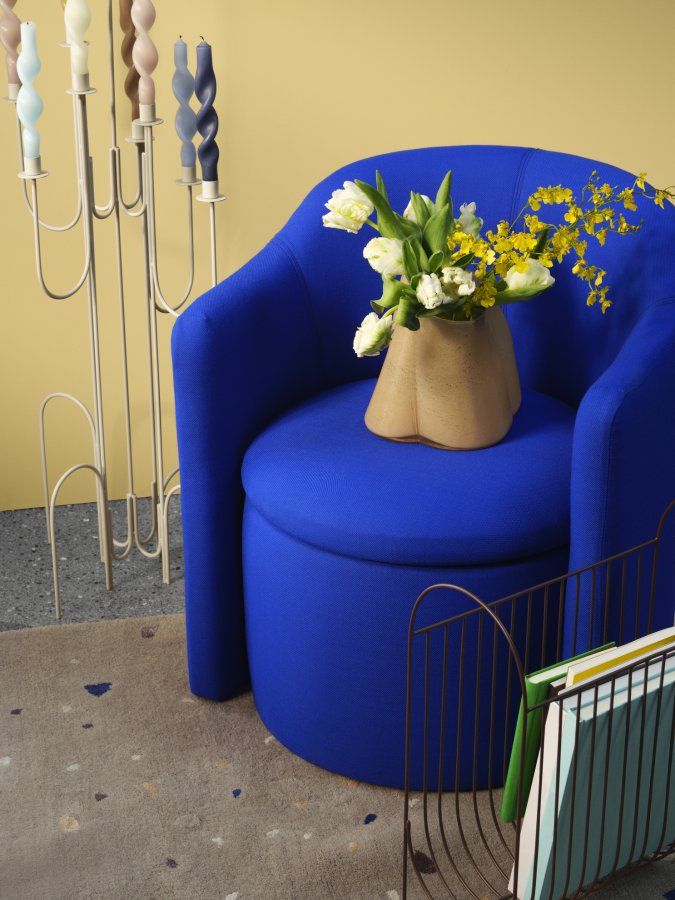 BROSTE COPENHAGEN Billie vase - golden gul glas