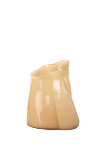 BROSTE COPENHAGEN Billie vase - golden gul glas