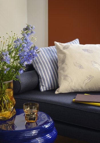 BROSTE COPENHAGEN Ellen vase - harvest guld glas